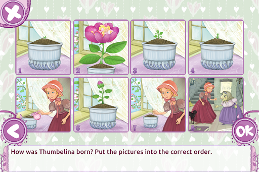 Thumbelina Story and Games Thumbelina Story and Games